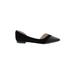 Cole Haan Flats: D'Orsay Chunky Heel Casual Black Solid Shoes - Women's Size 10 - Pointed Toe