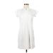 Z by Zella Active Dress - Shirtdress: White Print Activewear - Women's Size Medium