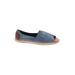 TOMS Flats: Blue Shoes - Women's Size 8