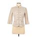 Ann Taylor LOFT Outlet Jacket: Short Tan Print Jackets & Outerwear - Women's Size 6