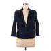 White House Black Market Blazer Jacket: Short Blue Solid Jackets & Outerwear - Women's Size 16