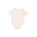 Ralph Lauren Short Sleeve Onesie: Ivory Print Bottoms - Size 6 Month