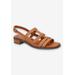 Wide Width Women's Merlin Sandal by Naturalizer in Tan (Size 7 W)