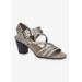 Women's Orien Sandal by Easy Street in Pewter (Size 11 M)