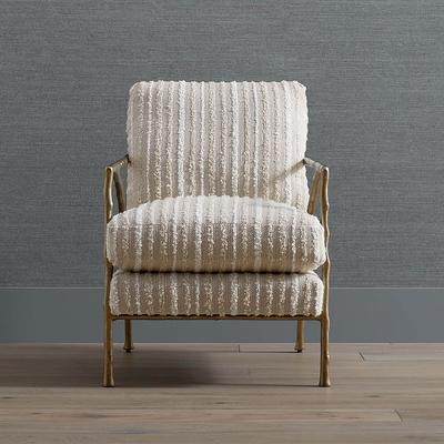Burton Accent Chair - Dove Sunbrella Abundant Performance - Frontgate