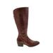 FRYE Boots: Brown Solid Shoes - Women's Size 8 - Round Toe