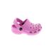 Crocs Clogs: Slip On Wedge Feminine Pink Color Block Shoes - Kids Girl's Size 2