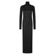 Women's Halo Sheer Black Maxi Dress Large Ow Collection