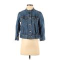 Ann Taylor LOFT Denim Jacket: Blue Jackets & Outerwear - Women's Size Small