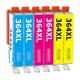 Hookink 364XL 364 Colour Ink Cartridges Multipack Compatible for HP 364 XL Compatible with 5510 5520 5522 5524 6510 6520 B8550 C5388 7510 7520 4620 4622 3070A (6-Pack)