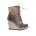 Vince Camuto Boots: Brown Solid Shoes - Women's Size 7 1/2 - Round Toe