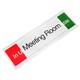 NUOBESTY 4pcs Office Signage Not Magnetic Vacant Slide Door Sign Occupied Door Signs In Use Sign for Door Meeting in Meeting Room Available Sign Free Light Business Work Acrylic White Gift