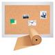 Self-Adhesive Cork Board Roll, Cuttable Cork Underlayment Board, Sound Insulation Background Wall Sticker, Large Corkboard Bulletin Board Sheet (Color : 10mm, Size : 1.22x6.56m(WxL))