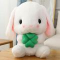 EacTEL Cute Plush Bunny Plush Toy Plush Cushion Bunny Kids Pillow Doll Birthday Gift Toys for Kids 32cm B