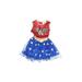 Wonder Woman Costume: Blue Stars Accessories - Kids Girl's Size X-Small