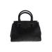 Rebecca Minkoff Leather Satchel: Black Solid Bags