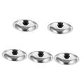 TOPBATHY 5pcs Stainless Steel Pot Lid Griddle Dome Household Gadgets Stir Fry Pans Lid Pan Oil Cover Slow Cooker Lids Replacement Steaming Cover Stainless Steel Lid Pan Lid Metal Wok Butter