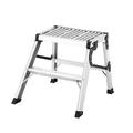 folding ladder Aluminium Folding Step Up Platform Ladder, 2 Step/3 Step Portable Small Folding Kitchen Stepladders Heavy Duty Ladder Domestic Step Stools Anti-slip folding step ladder (Size : 2 Step