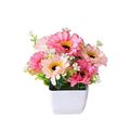 SmPinnaA Artificial Flowers for Decoration Artificial Chrysanthemum Flower Gypsophila Pot Bonsai Artificial Dried Flowers for Home Living Room Garden Decoration Artificial Flowers Plants