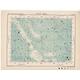 C. 1910 Star Map Original Antique Print Celestial Astronomy Constellation Star Chart No. 62