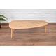 Coffee Table in Asymmetric Modern Style, Oval Table, Living Room, Handcrafted Turkish Furniture, Wooden Table, Low Coffee End