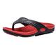 HJGTTTBN Sandals Men Men Beach Flip Flops Summer Casual Shoes Man Slip-on Slippers Male Casual Sandals Mens Bathroom Flip Flop Slides (Color : Red, Size : 8.5 UK)