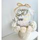 Personalised Balloons. Hot Air Balloon Bouquet. Mothers Day Balloon, Gift, Happy Birthday Baby Shower Any Occasion