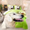 Coverless Duvet Grass Green Animals Coverless Duvet Double Microfiber Quilted Bedspreads Lightweight Bedspreads Double Size Comforter All Seasons Quilted Throw+2 Pillowcases(50x75cm) 200x200cm