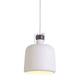 Pendant Ceiling Light Pendant Light Fitting Black Aluminum Modern Ceiling Fitting Kit, E27 Screw Lamp Socket, Height Adjustable Hanging Lamp Lamp for Farmhouse Dinner Room Kitchen (Color : White, Si