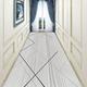 ATTREX Gray Narrow Runner Rug for Hallway Very Long Hall Carpet Runner for Corridor Entrance Hotel Rug Runner 1m 1.5m 2m 2.5m 3m 3.5m 4m 4.5m 5m 5.5m 6m (Size : 80×400cm/2.6ft×13.1ft)