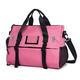 HJGTTTBN Man Bag Multifunction Sports Fitness Bag Gym Yoga Bag Big Travel Duffle Handbag for Women Weekend Traveling (Color : Pink)