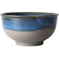 Blue Ramen Bowls Ceramic Drink Porridge Bowl Beautiful Bowls Round Rice Bowl Large Grain Bowl Dessert Bowl for Catering and Home (Color : Blue, Size : 17.5 * 9.5CM) (Color : Blue, Size : 17.5 * 9.5CM