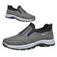 Mens Casual Slip on Shoes Men's Waterproof Hiking Shoes Men's Shoes Extra Wide Fit Shoes Orthopedic Shoes Outdoor Trainers Mesh Breathable Trainers,Gray,41/255mm