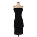 Topshop Casual Dress - Bodycon Square Sleeveless: Black Solid Dresses - New - Women's Size 4