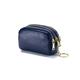 HJGTTTBN Ladies Purse Coin Purse Women Mini Wallet Genuine Leather Change Pouch Household Portable Keys Card Storage Bag Zipper Card Holder (Color : Blue)