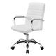 Adjustable Mid-Back Faux Leather Swivel Executive Office Chair, Computer Chair Home Office Chair Lift Swivel Chair lofty ambition