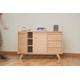 Sideboard - White Oak || Media, Hi-Fi Stand, Tv Stand Cupboard, Console Table Handmade Solid Modern Danish Scandinavian Furniture