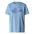THE NORTH FACE Foundation Traces T-Shirt Steel Blue L