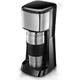 DSeenLeap Coffee Machine, Coffee Filter Coffee Machine,Black And Brushed Stainless Steel Coffee Machine,Fully Automatic Mini Coffee Maker,650W,Compatible With Family,Office,Compati