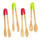 4pcs Food Tongs Spaghetti Noodles Sandwich Toaster Stainless Steel Grill Tongs Ice Tongs Bread Pickles Tongs Salad Tongs Kitchen Supplies Kitchen Toast Tongs Wooden Bread Tongs Cup