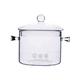 Clear Glass Cooking Pot, Heat Resistant Stovetop Pot Borosilicate Glass Cooking Pot Glass Cooking Noodle Pot for Pasta Noodle, Soup, Milk (14X20. 5X16cm 1L) ( Color : Picture 1 , Size : 14*20.5*16cm )