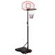 Rantry Basketball Stand White 216-250 cm Polyethene Basketball Hoops