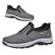 Mens Casual Slip on Shoes Men's Waterproof Hiking Shoes Men's Shoes Extra Wide Fit Shoes Orthopedic Shoes Outdoor Trainers Mesh Breathable Trainers,Gray,46/280mm