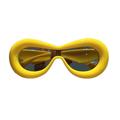 MiqiZWQ Men's sunglasses Sunglasses For Men Women Fashion Retro Shades Eyewear Female Candy Color Goggle Sunglasses-Yellow