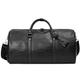 Suit Carrying Travel Bag 19inch Hard Craft Square Textured PU Leather Duffle Bags Cabin for Men Carry-On Bag Travel Bags Organiser