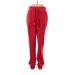 Juicy Couture Velour Pants - High Rise: Red Activewear - Women's Size Small