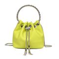 HJGTTTBN Handbags for women Mini Diamonds Bucket New Tote Bag Luxury Designer Handbag Bags For Women Wholesale Crossbody Bag Handbags (Color : Green, Size : (15x10x15) cm)