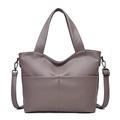 HJGTTTBN Shoulder bags women Women Bag Solid Color Ladies Shoulder Bags，Women Messenger Bags， Casual Women Bag, Casual Commuter Shoulder Bag (Color : Khaki)