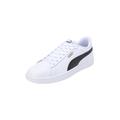 PUMA Smash Mens Low Boots, PUMA White-PUMA Black-PUMA Gold, 9.5 UK