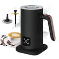 4-in-1 Milk Frother, Electric Milk Frother and Steamer Hot and Cold Foam Auto Shut-Off Frother for Coffee,Latte,Cappuccino